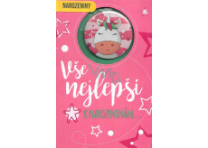 Nekupto Blahoželanie k narodeninám Jednorožec 115 x 170 mm 3534 K