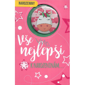 Nekupto Blahoželanie k narodeninám Jednorožec 115 x 170 mm 3534 K