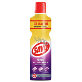 Savo Perex Kvetinová vôňa parfumovaný prípravok na predpranie a bielenie bielizne 1,2 l