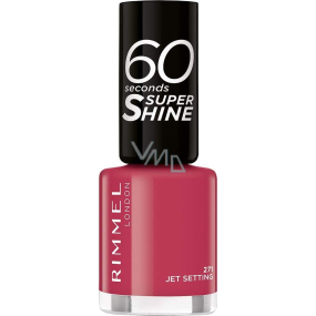 Rimmel London 60 Seconds Super Shine lak na nechty 271 Jet Setting 8 ml