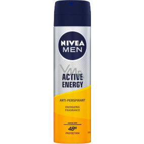 Nivea Men Active Energy antiperspirant deodorant sprej pre mužov 150 ml