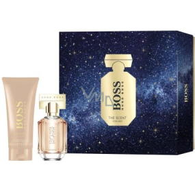 Hugo Boss Boss The Scent parfumovaná voda pre ženy 30 ml + telové mlieko 50 ml, darčeková sada pre ženy