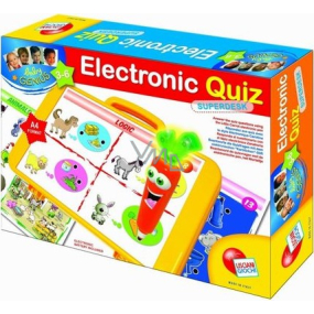 Detský geniálny kvíz Elektronický zábavný kvíz Superdesk, odporúčaný vek 3-6 rokov