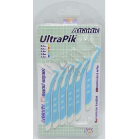 Medzizubné kefky Atlantic UltraPik 1.0 mm Modrá zakrivená 6 kusov