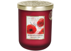 Heart & Home Sviečka s vôňou kvitnúcej lúky veľká horí až 75 hodín 320 g