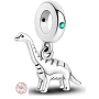 Strieborný prívesok 925 Dinosaurus Brachiosaurus, prívesok na náramok
