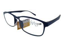 Berkeley dioptrické okuliare na čítanie +1 plastové modré 1 kus MC2269