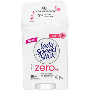 Lady Speed Stick Zero Růžové Petaly tuhý deodorant, 40 g