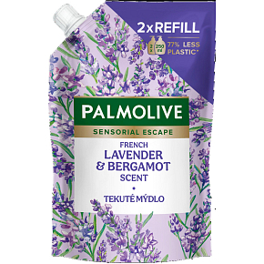 PALMOLIVE tekuté mýdlo-náhradná náplň- Levanduľa a Bergamot 500 ml