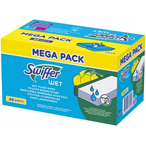 Swiffer vlhčené utierky na podlahu Citrus Fresh, 48 ks