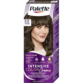 Schwarzkopf Palette Intensive Color Creme, farba na vlasy, N4 svetlo hnedá, 50 ml