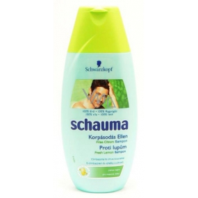 Schauma Fresh Lemon proti lupinám šampón na vlasy pre mužov 400 ml