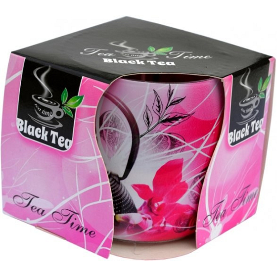 Essences of Life Tea Time Black Tea aromatická sviečka v skle 100 g