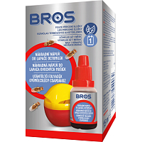 Bros Jablčko lapač octomilek náhradná náplň, 15 ml