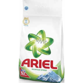 Ariel Mountain Spring prací prášok pre čisté a voňavé bielizeň bez škvŕn 70 dávok 4,9 kg