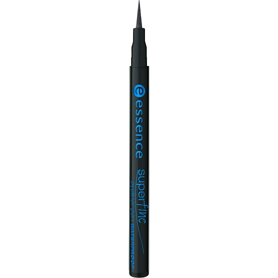 Essence Super Fine vodeodolné pero na očné linky Black 1 ml