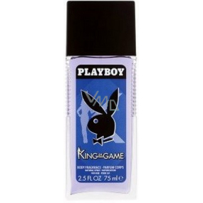 Playboy King of The Game parfumovaný dezodorant sklo pre mužov 75 ml