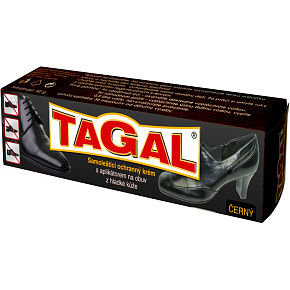 Druchema Tagal čierny samoleštiaci ochranný krém na obuv, 50 g Druchema Tagal čierny samoleštiaci ochranný krém na obuv, 50 g