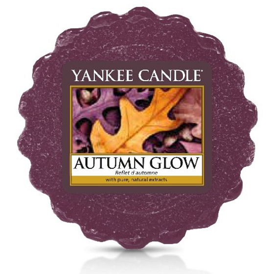 Yankee Candle Autumn Glow - Žiarivý jeseň vonný vosk do aromalampy 22 g
