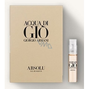 Giorgio Armani Acqua di Gio Absolu toaletná voda pre mužov 1,2 ml s rozprašovačom, vialka