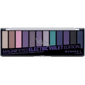Rimmel London Magnifeyes Paleta očných tieňov 008 Electric Violet Edition 14,16 g