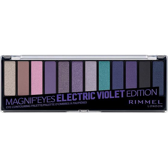 Rimmel London Magnifeyes Paleta očných tieňov 008 Electric Violet Edition 14,16 g
