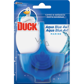 Duck Aqua Blue 4v1 Marine WC závesný čistič 40 g