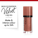 Bourjois Rouge Edition Velvet tekutý rúž s matným efektom 17 Cool Brown 7,7 ml