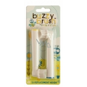 Jack N Jill BIO Buzzy Brush extra mäkké náhradné hlavice pre elektrický kefka na zuby Buzzy Brush 2 kusy balíček pre novorodencov