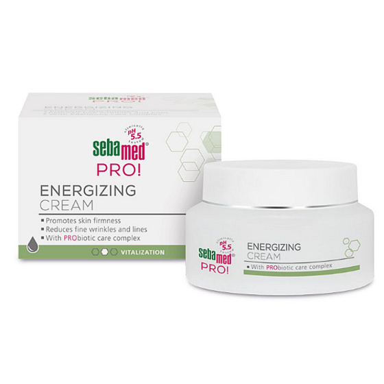 Sebamed PRO! energizujúci krém predchádza a zmierňuje starnutiu kože 50 ml