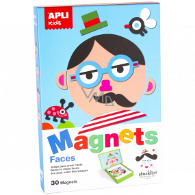 Apli Edukačná hra s magnetmi - Tváre 30 magnetov vek 3+