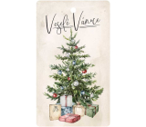 Bohemia Gifts Aromatická vonná karta Veselé Vianoce 11 x 6,3 cm