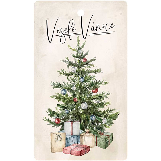 Bohemia Gifts Aromatická vonná karta Veselé Vianoce 11 x 6,3 cm