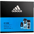 Adidas Ice Dive parfumovaný deodorant sklo pre mužov 75 ml + sprchový gél 250 ml + guľôčkový antiperspirant deodorant roll-on 50 ml, kozmetická sada pre mužov