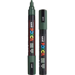 Posca Univerzálny akrylový popisovač 1,8 - 2,5 mm zelený PC-5M