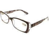 Berkeley dioptrické okuliare na čítanie +1,5 plastové hnedé 1 kus MC2249