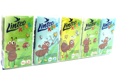 Linteo Kids Ant mini papierové vreckovky 3 vrstvy 10 x 10 kusov