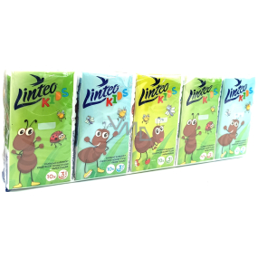 Linteo Kids Ant mini papierové vreckovky 3 vrstvy 10 x 10 kusov