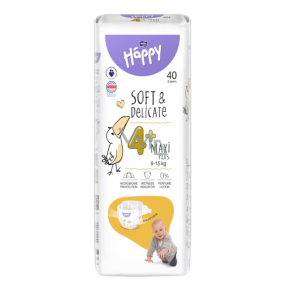 Bella Happy Maxi Plus 4+ 9 - 15 kg detské plienkové nohavičky 40 kusov