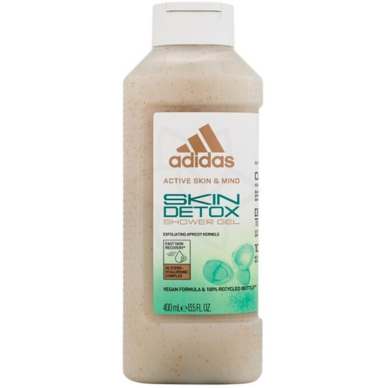 Adidas Skin Detox sprchový gél pre ženy s exfoliačným účinkom 400 ml