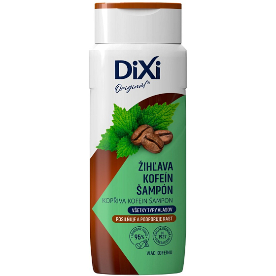 Dixi lopúchovo-kofeinový šampón proti vypadávaniu vlasov, 400 ml