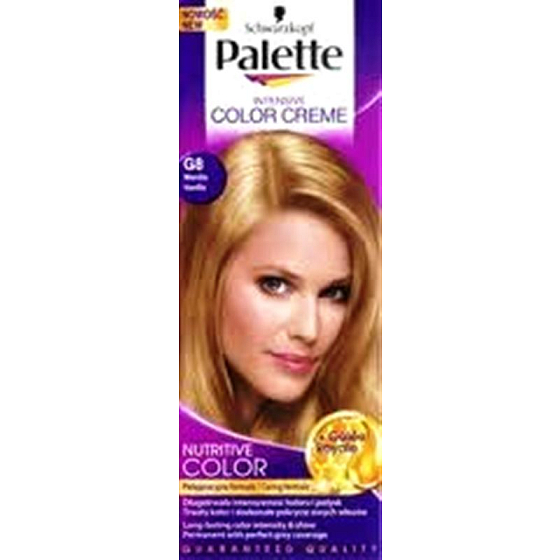 Palette Intensive Color Creme farba na vlasy odtieň G8 Vanilka