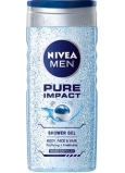 Nivea Men Pure Impact sprchový gél na telo, tvár a vlasy 250 ml
