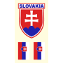 Arch Tetovacie obtlačky na tvár i telo Slovensko vlajka 2 motív