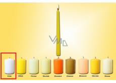 Sviečka Lima Candle hladká kovová biela kónická 22 x 250 mm 1 kus