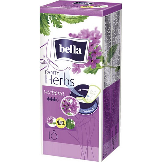 Bella Herbs Verbena hygienické aromatizované slipové vložky 18 kusov