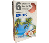 Čajové sviečky s vôňou exotiky 6 kusov