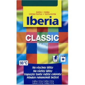Iberia Classic Farba na textil tmavo zelená 2 x 12,5 g