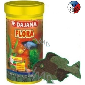Dajana Flora doplnkové vločkové rastlinné krmivo pre všetky ryby 250 ml