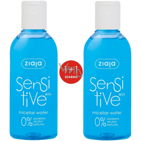 Ziaja Sensitive Skin micelárna voda pre citlivú pleť 2 x 200 ml, duopack